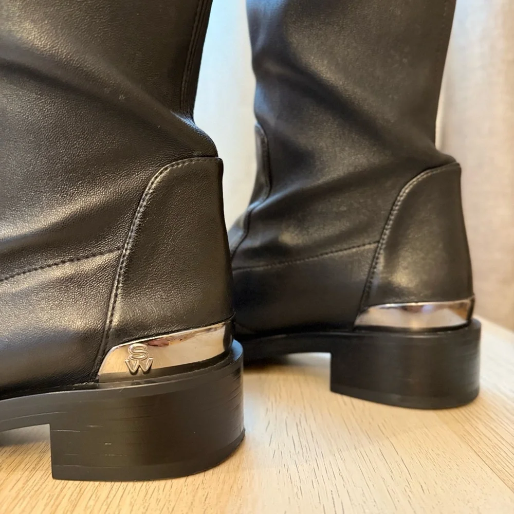 Stuart Weitzman Black Over the Knee Boots - Picture 6 of 14